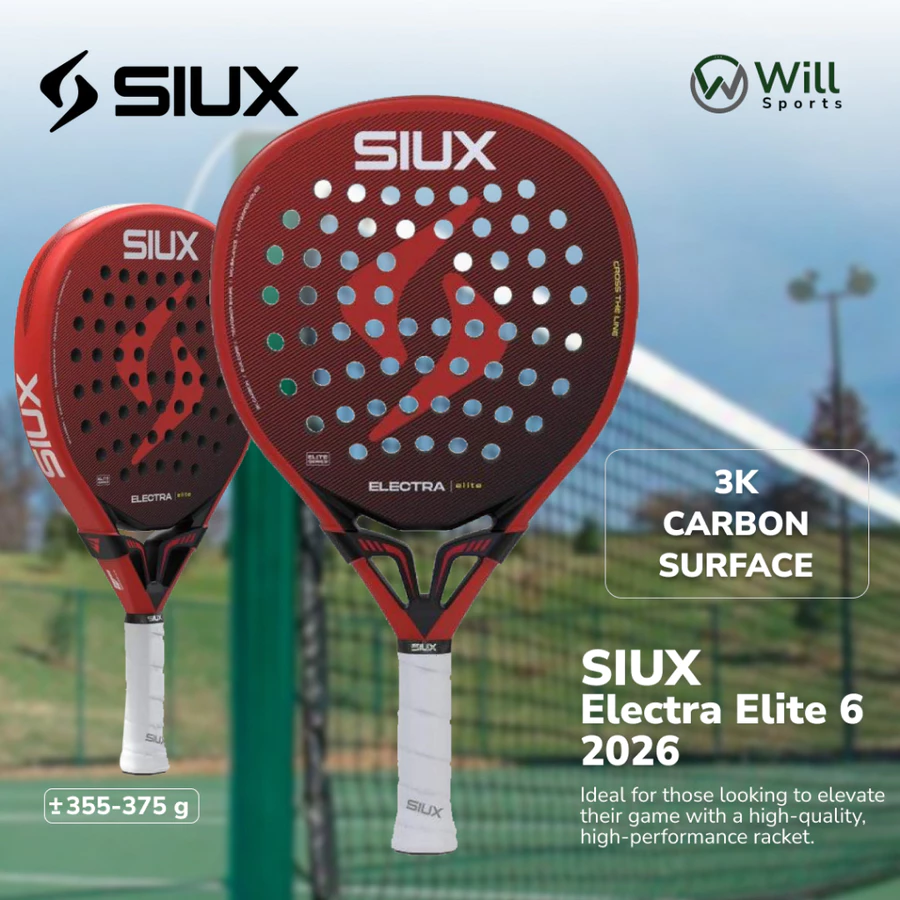SIUX ELECTRA ELITE 6 2026 3K CARBON SURFACE